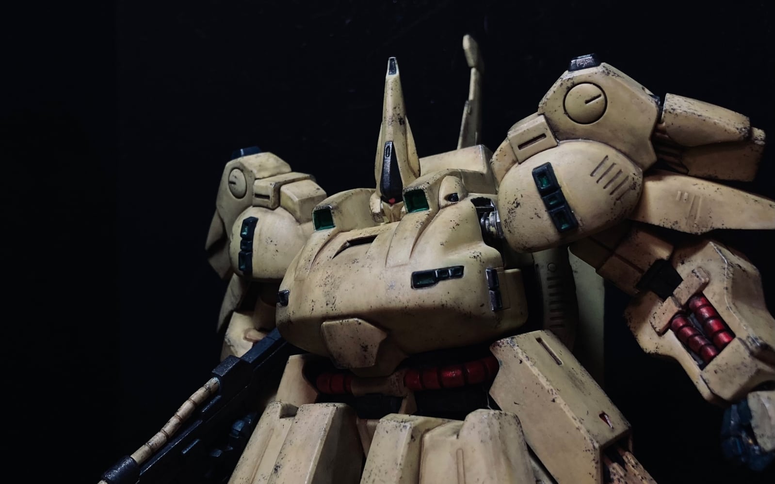 HGUC ジ・オ（ジオ）】製作工程（合わせ目処理・部分塗装・ウェザリング） - kirakuniGP